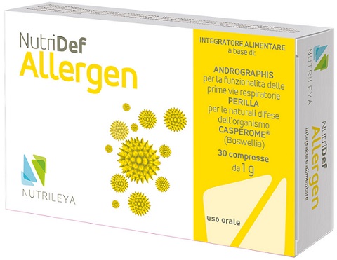 NUTRIDEF ALLERGEN 30 COMPRESSE - Fontenova srl