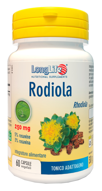 LONGLIFE RODIOLA 60 CAPSULE VEGETALI - Fontenova srl