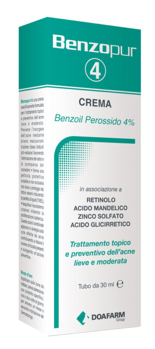 BENZOPUR 4 CREMA 30 ML - Fontenova srl