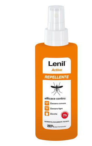 LENIL ACTIVE SPRAY SOLUZIONE ANTIZANZARA IN FLACONE + POMPA SPRAY 100 ML - Fontenova srl