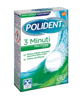 POLIDENT 3 MINUTI 66 COMPRESSE - Fontenova srl