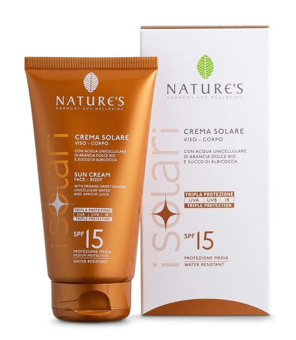 NATURE'S I SOLARI CREMA SOLARE VISO E CORPO SPF 15 IR SUN 150 ML - Fontenova srl