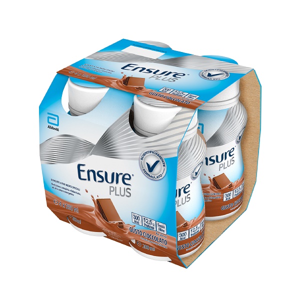 ENSURE PLUS CIOCCOLATO 4 BOTTIGLIE DA 200 ML - Fontenova srl