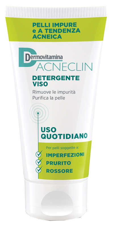DERMOVITAMINA ACNECLIN DETERGENTE VISO USO QUOTIDIANO 200 ML - Fontenova srl
