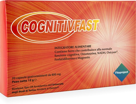COGNITIVFAST 20 CAPSULE GASTRORESISTENTI DA 600 MG - Fontenova srl