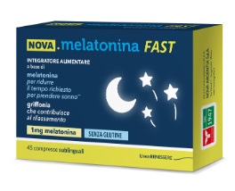 NOVA MELATONINA FAST 45 COMPRESSE 1MG DI MELATONINA - Fontenova srl