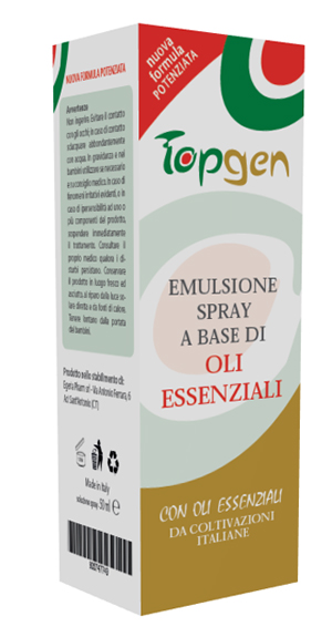 TOPGEN EMULSIONE SPRAY A BASE DI OLI ESSENZIALI 50 ML - Fontenova srl