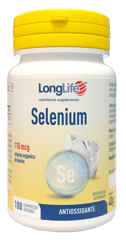 LONGLIFE SELENIUM 100 COMPRESSE DIVISIBILI - Fontenova srl