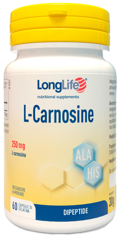 LONGLIFE L-CARNOSINE 60 CAPSULE - Fontenova srl