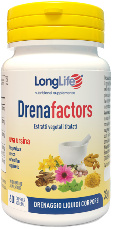 LONGLIFE DRENAFACTORS 60 CAPSULE - Fontenova srl