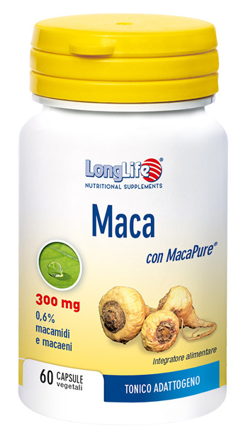 LONGLIFE MACA 60 CAPSULE VEGETALI DA 550 MG - Fontenova srl