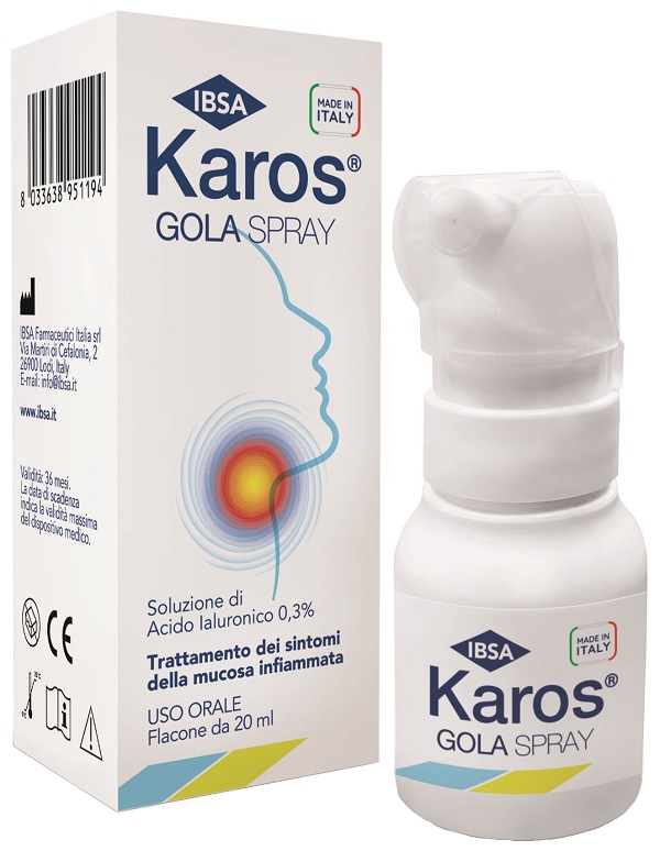 KAROS SPRAY ORALE 0,3% 20 ML - Fontenova srl