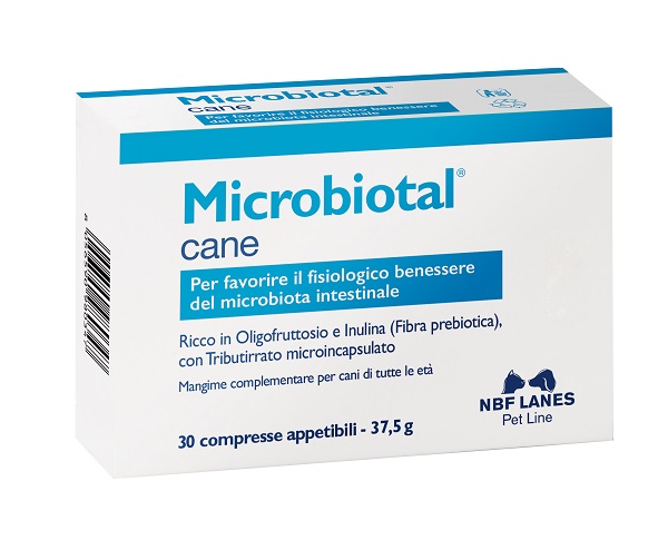 MICROBIOTAL CANE BLISTER 30 COMPRESSE APPETIBILI - Fontenova srl