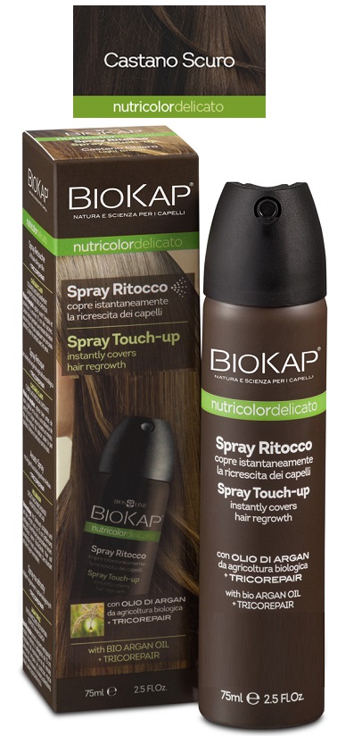 BIOS LINE BIOKAP NUTRIDEL SPRAY RITOCCO CASTANO SCURO 75 ML - Fontenova srl