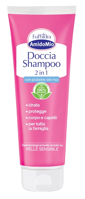 EUPHIDRA AMIDOMIO DOCCIA SHAMPOO 2 IN 1 250 ML - Fontenova srl