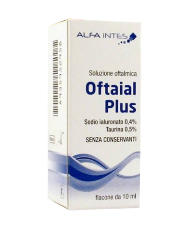 SOLUZIONE OFTALMICA OFTAIAL PLUS ACIDO IALURONICO 0,4% E TAURINA 10ML - Fontenova srl