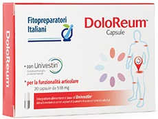 FITOPREPARATORI ITALIANI DOLOREUM 20 CAPSULE DA 518 MG - Fontenova srl