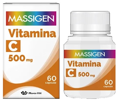 MASSIGEN C VITI 500MG DI VITAMINA C 60 CAPSULE - Fontenova srl
