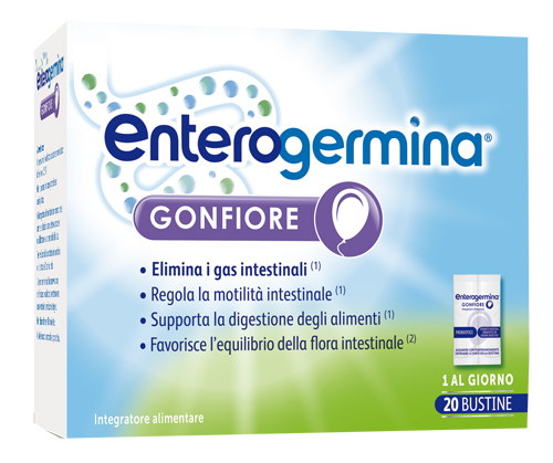 ENTEROGERMINA GONFIORE 20 BUSTINE BIPARTITE - Fontenova srl