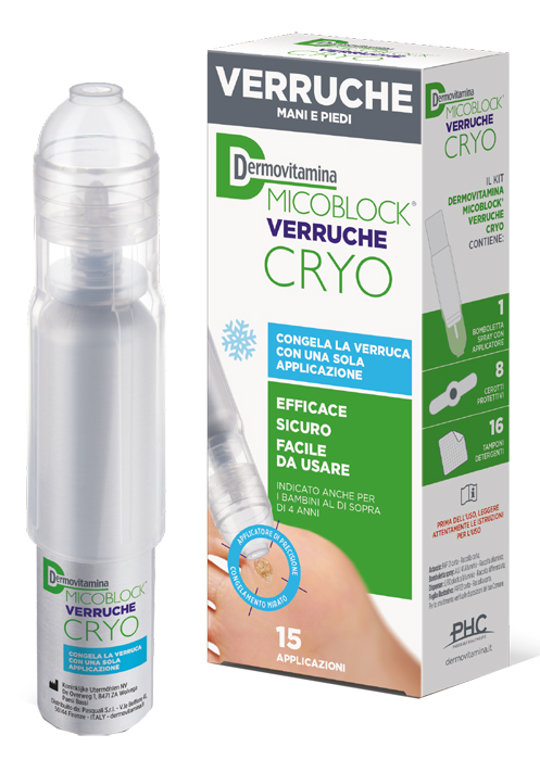 DERMOVITAMINA MICOBLOCK VERRUCHE CRYO SPRAY 38 ML - Fontenova srl