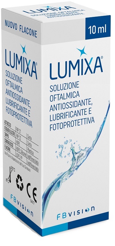 LUMIXA SOLUZIONE OFTALMICA LUBRIFICANTE ANTIOSSIDANTE 10 ML - Fontenova srl