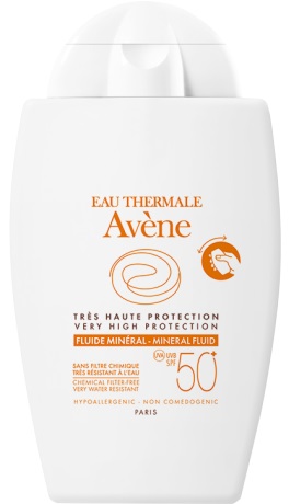 EAU THERMALE AVENE SOLARE FLUIDO MINERALE 50+ 40 ML - Fontenova srl