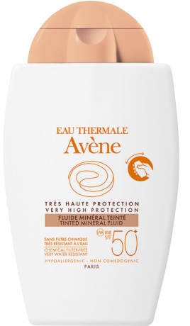 EAU THERMALE AVENE SOLARE FLUIDO MINERALE 50+ COLORATO 40 ML - Fontenova srl