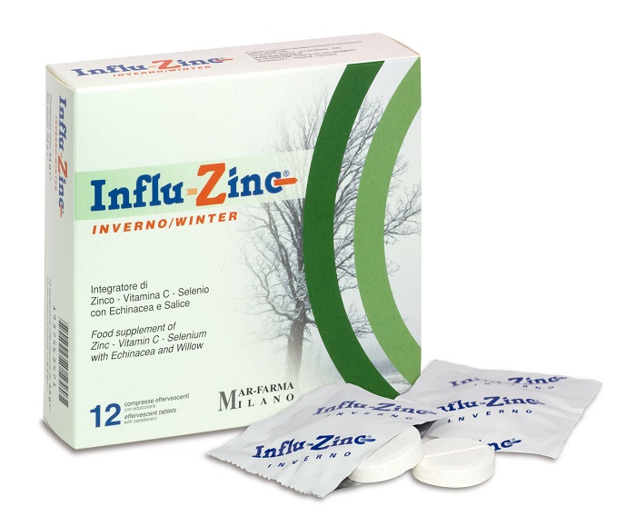 INFLUZINC INVERNO 12 COMPRESSE EFFERVESCENTI - Fontenova srl