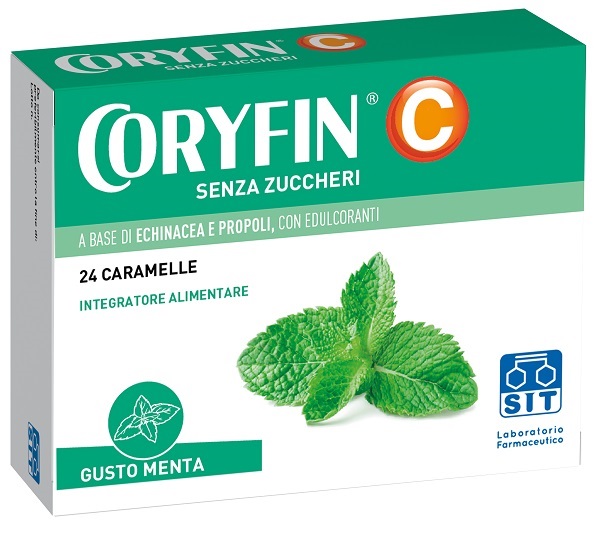 CORYFIN C SENZA ZUCCHERO MENTOLO 48 G - Fontenova srl