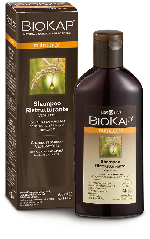 BIOKAP NUTRICOLOR SHAMPOO RISTRUTTURANTE 200 ML - Fontenova srl