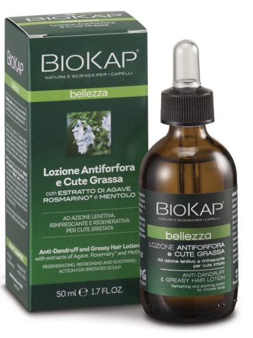 BIOKAP BELLEZZA LOZIONE ANTIFORFORA E CUTE GRASSA 50 ML BIOSLINE - Fontenova srl