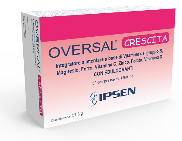 OVERSAL CRESCITA 30 COMPRESSE - Fontenova srl