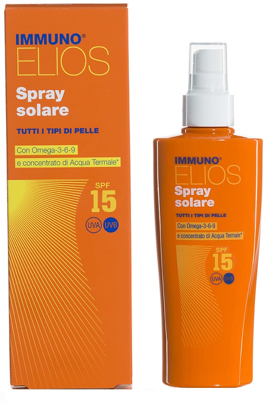 IMMUNO ELIOS SPRAY SOLARE SPF 15 200 ML - Fontenova srl