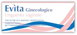 EVITA GINECOLOG UNGUENTO VAGINALE TUBO DA 30 G + 6 APPLICATORI VAGINALI MONOUSO - Fontenova srl