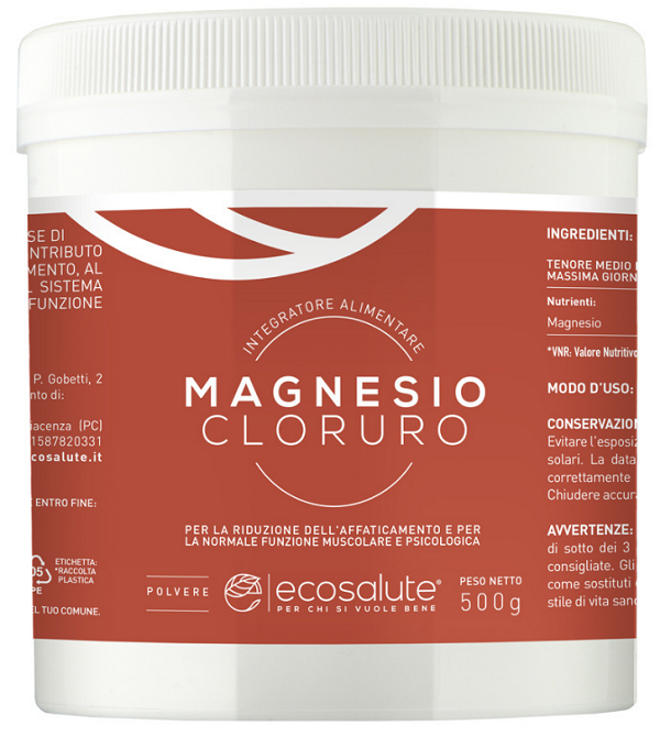 MAGNESIO CLORURO POLVERE 500 G - Fontenova srl