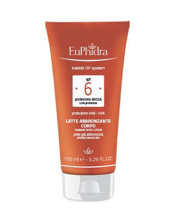 EUPHIDRA KALEIDO UV SYSTEM LATTE SOLARE CORPO 6 - Fontenova srl