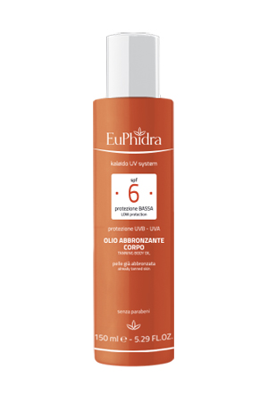 EUPHIDRA KALEIDO UV SYSTEM OLIO SOLARE CORPO 6 - Fontenova srl
