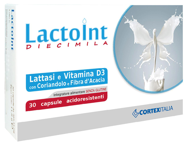 LACTOINT DIECIMILA 30 CAPSULE ACIDORESISTENTI SENZA GLUTINE - Fontenova srl