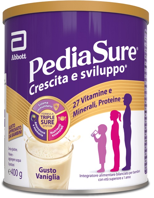 PEDIASURE CRESCITA&SVILUPPO VANIGLIA 400 G - Fontenova srl