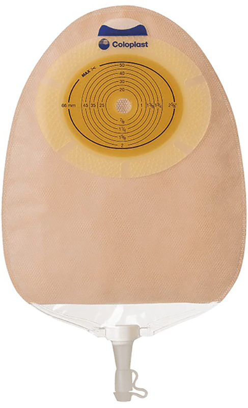 SACCA TRASPARENTE SISTEMA MONOPEZZO PER UROSTOMIA CON MULTICHAMBER SENSURA RITAGLIABILE 10/76 MM MAXI 400 ML 30 PEZZI - Fontenova srl