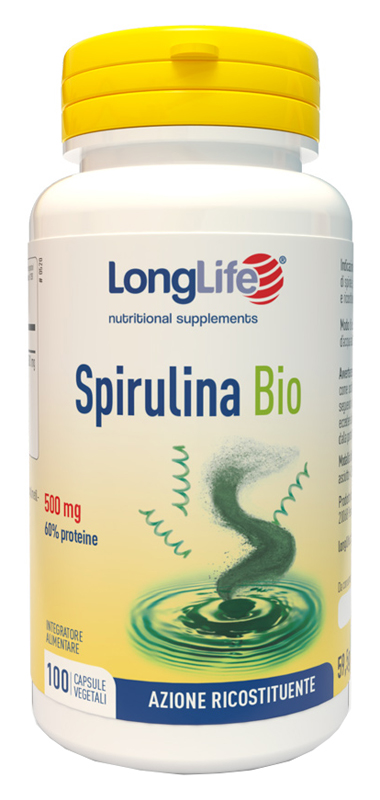 LONGLIFE SPIRULINA BIO 500 MG 100 CAPSULE VEGETALI - Fontenova srl