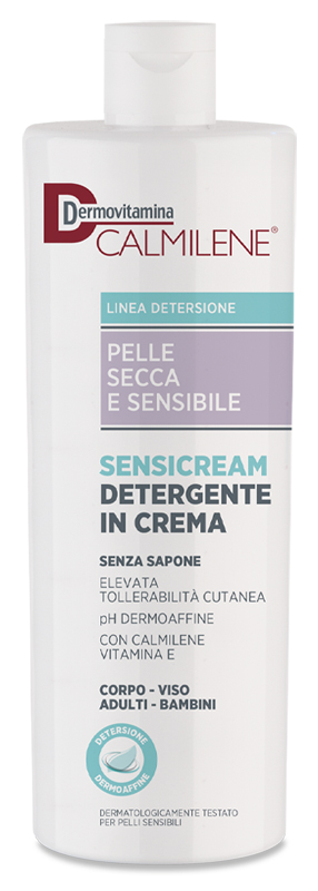 DERMOVITAMINA CALMILENE SENSICREAM DETERGENTE IN CREMA SENZA SAPONE PER PELLE SECCA E SENSIBILE 500 ML - Fontenova srl