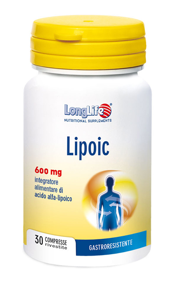 LONGLIFE LIPOIC 600 MG 30 COMPRESSE RIVESTITE DA 870 MG - Fontenova srl