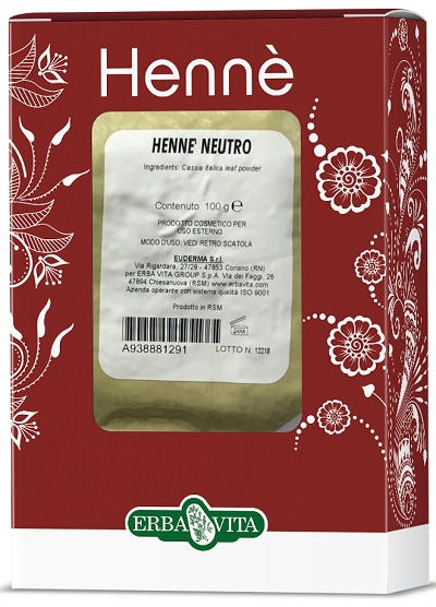 HENNE COLORANTE CAPELLI NEUTRO 100 G - Fontenova srl