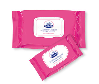 EUPHIDRA AMIDOMIO SALVIETTE UMIDIFICATE 72 PEZZI - Fontenova srl