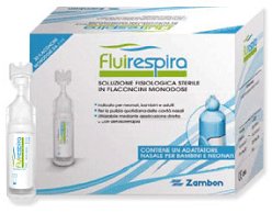 FLUIRESPIRA SOLUZIONE FISIOLOGICA STERILE 30 FLACONCINI MONODOSE DA 5ML - Fontenova srl