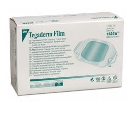 MEDICAZIONE TRASPARENTE STERILE SEMIPERMEABILE IN POLIURETANO TEGADERM FILM CM10X12 5 PEZZI - Fontenova srl