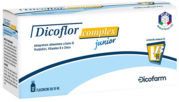 DICOFLOR COMPLEX JUNIOR 12 FLACONI DA 10 ML - Fontenova srl
