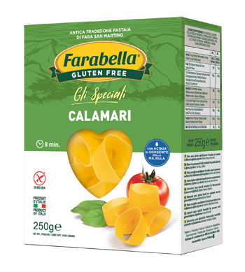 FARABELLA CALAMARI SENZA GLUTINE 250 G - Fontenova srl