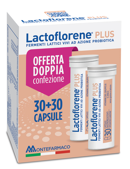 LACTOFLORENE PLUS BIPACK 30 CAPSULE 26,40 G - Fontenova srl